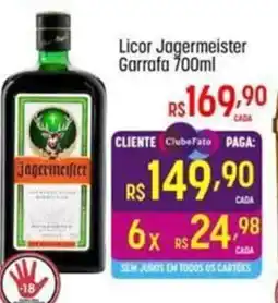 Muffato Licor Jagermeister Garrafa oferta