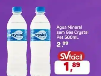 Supermercados São Vicente Água Mineral sem Gás Crystal oferta