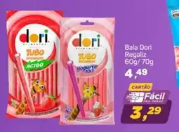 Supermercados São Vicente Bala Dori Regaliz oferta