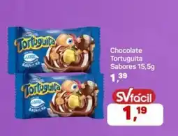 Supermercados São Vicente Chocolate Tortuguita Sabores oferta