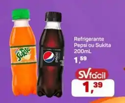 Supermercados São Vicente Refrigerante Pepsi ou Sukita oferta