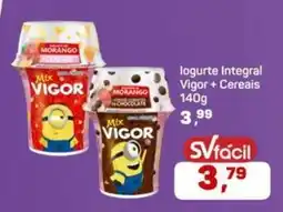 Supermercados São Vicente logurte Integral Vigor + Cereais oferta