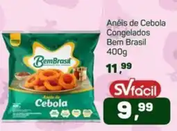 Supermercados São Vicente Anéis de Cebola Congelados Bem Brasil oferta