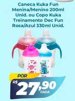 X Supermercados Caneca Kuka Fun oferta