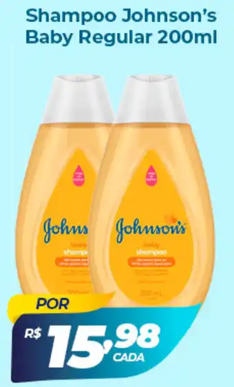 X Supermercados Shampoo Johnson's Baby Regular oferta