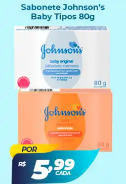 X Supermercados Sabonete Johnson's Baby Tipos oferta