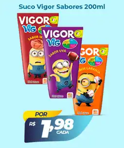 X Supermercados Suco Vigor Sabores oferta