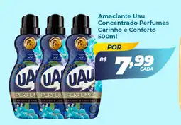 X Supermercados Amaciante Uau Concentrado Perfumes Carinho e Conforto oferta