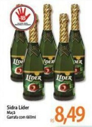 Atacadão Sidra Lider Maca 600ml oferta