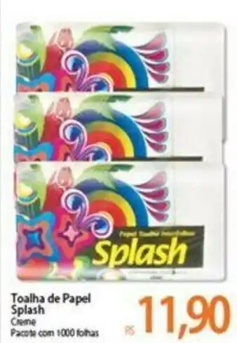 Atacadão Toalha de Papel Splash oferta