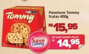 Supermercados Savegnago Panetone Tommy frutas oferta