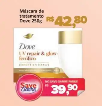 Supermercados Savegnago Máscara de tratamento Dove oferta