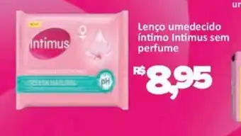 Supermercados Savegnago Lenço umedecido Íntimo Intimus sem perfume oferta