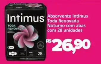 Supermercados Savegnago Absorvente Intimus Toda Renovada Noturno oferta