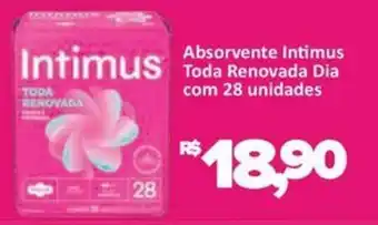 Absorvente Intimus Intimus Toda Renovada Dia