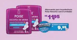 Supermercados Savegnago Absorvente para incontinência Poise Noturno oferta