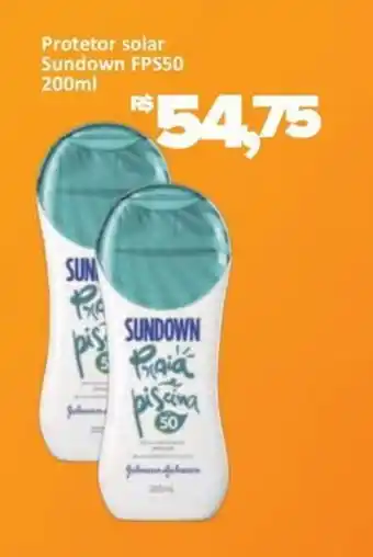 Supermercados Savegnago Protetor solar Sundown FPS50 oferta