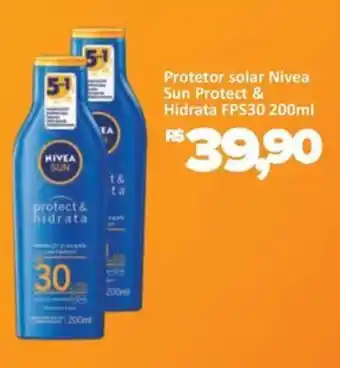 Supermercados Savegnago Protetor solar Nivea Sun Protect & Hidrata FPS30 oferta