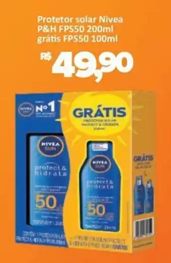 Supermercados Savegnago Protetor solar Nivea P&H oferta