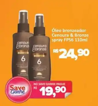 Supermercados Savegnago Óleo bronzeador Cenoura & Bronze spray FPS6 oferta
