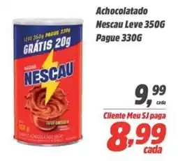 Sj Supermercados Achocolatado Nescau oferta