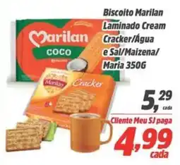 Sj Supermercados Biscoito Marilan Laminado Cream Cracker/ Agua e Sal/Maizena/ Maria oferta
