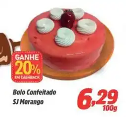 Sj Supermercados Bolo Confeitado SJ Morango oferta