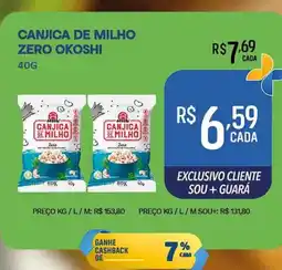 Supermercado Guará Canjica de milho zero okoshi oferta