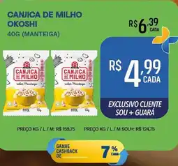 Supermercado Guará Canjica de milho okoshi oferta