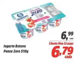 Sj Supermercados logurte Batavo Pense Zero oferta