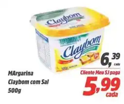 Sj Supermercados Margarina Claybom com Sal oferta