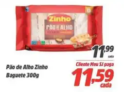 Sj Supermercados Pão de Alho Zinho Baguete oferta