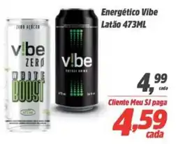 Sj Supermercados Energético Vibe Latão oferta