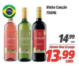 Sj Supermercados Vinho Canção oferta