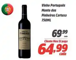 Sj Supermercados Vinho Português Monte dos Pinheiros Cartuxa oferta