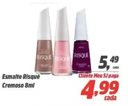 Sj Supermercados Esmalte Risqué Cremoso oferta