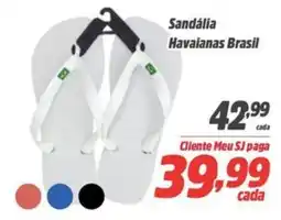 Sj Supermercados Sandália Havaianas Brasil oferta