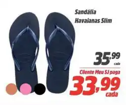 Sj Supermercados Sandália Havaianas Slim oferta