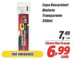 Sj Supermercados Copo Descartável Bluforte Transparente oferta