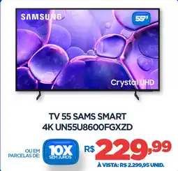 DB Supermercados Tv 55 sams smart 4K UN55U8600FGXZD oferta