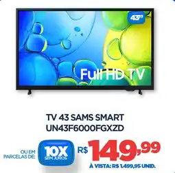 DB Supermercados Tv 43 sams smart UN43F6000FGXZD oferta