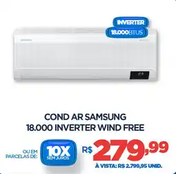 DB Supermercados Cond ar samsung 18.000 INVERTER WIND FREE oferta