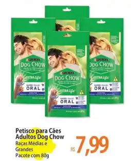 Atacadão Petisco para Cães Adultos Dog Chow Raças Médias e Grandes Pacote oferta