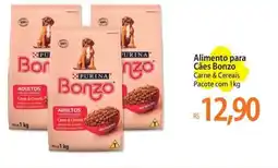 Atacadão Alimento para Cães Bonzo Carne & Cereais Pacote oferta