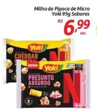 Comper Milho de Pipoca de Micro Yoki Sabores oferta