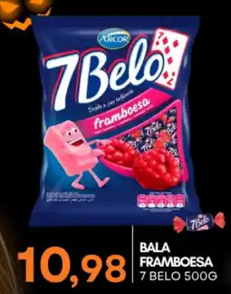 Mercadão Atacadista Bala framboesa 7 belo oferta