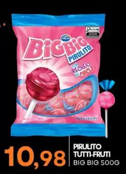 Mercadão Atacadista Pirulito tutti-fruti big big oferta