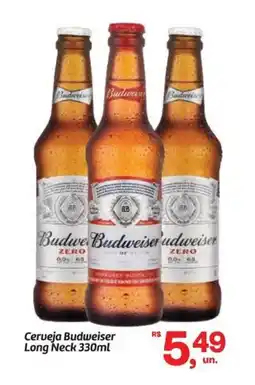 Fort Atacadista Cerveja Budweiser Long Neck oferta