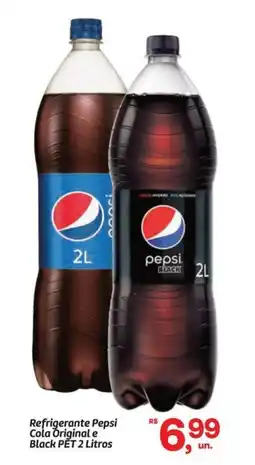 Fort Atacadista Refrigerante Pepsi Cola Original e Black PĚT oferta