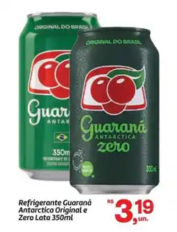 Fort Atacadista Refrigerante Guaraná Antarctica Original e Zero Lata oferta